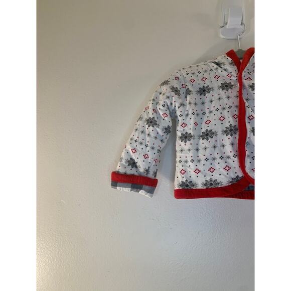 HONEST Girl’s Reversible Quilted Hoodie / Size: 6-9 Months - Picture 6 of 7